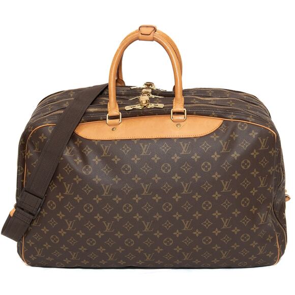 Louis Vuitton Monogram Alize 3 Poches Soft Sided Suitcase Luggage Lock And Keys - Picture 2 of 16